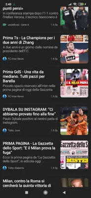 NEWS - Calcio Serie A android App screenshot 3