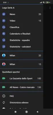 NEWS - Calcio Serie A android App screenshot 4