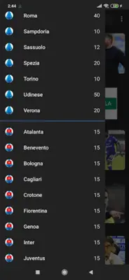 NEWS - Calcio Serie A android App screenshot 6